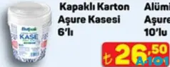 KAPAKLI KARTON AŞURE KASESİ 6'LI KAPAKLI KARTON AŞURE KASESİ 6'LI
